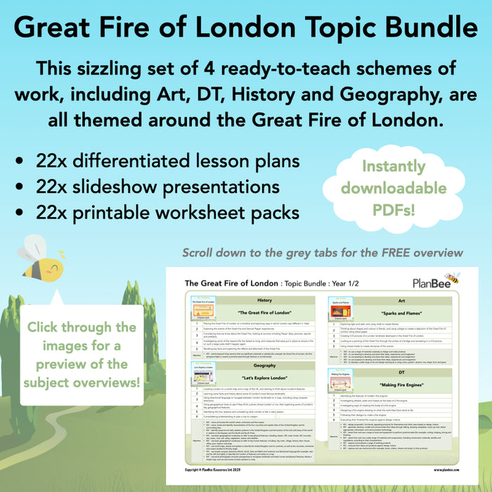 Great Fire of London Topic Bundle