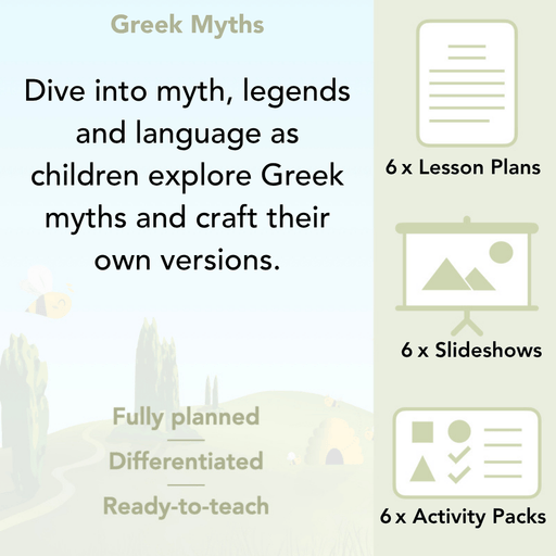 PlanBee Greek Myths KS2 English Lessons | Year 5 | PlanBee