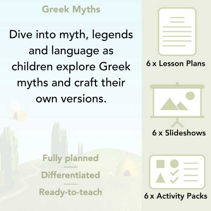 PlanBee Greek Myths KS2 English Lessons | Year 5 | PlanBee
