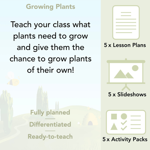 PlanBee Growing Plants KS1 Plants Year 2 Science Resources | PlanBee
