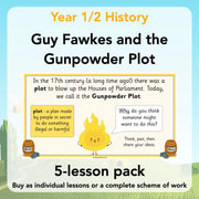 PlanBee Guy Fawkes KS1 | Gunpowder Plot History Lessons