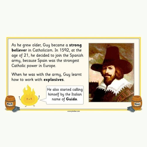 Lesson 3: Guy Fawkes