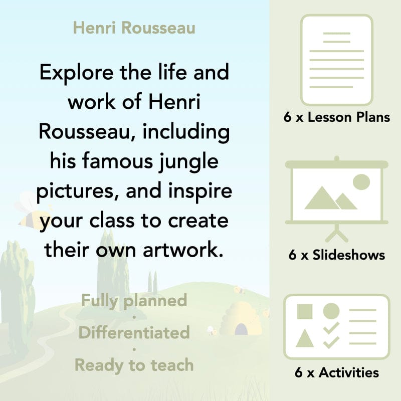PlanBee Henri Rousseau KS1 Art Lessons