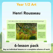 PlanBee Henri Rousseau KS1 Art Lessons