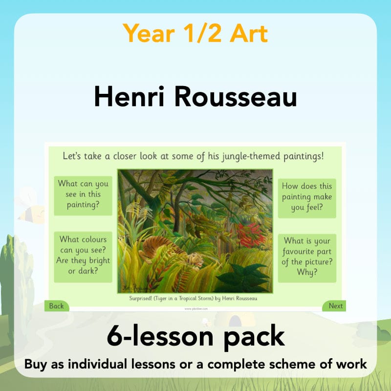 PlanBee Henri Rousseau KS1 Art Lessons