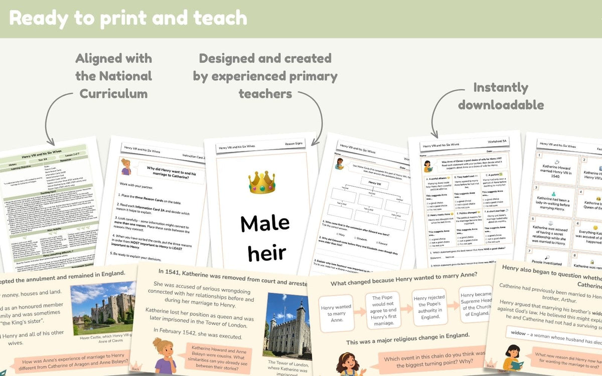 PlanBee Henry VIII KS2 | History Lessons & Resources | PlanBee