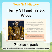 PlanBee Henry VIII and his Six Wives KS2 History Lessons