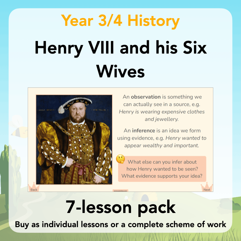 PlanBee Henry VIII and his Six Wives KS2 History Lessons