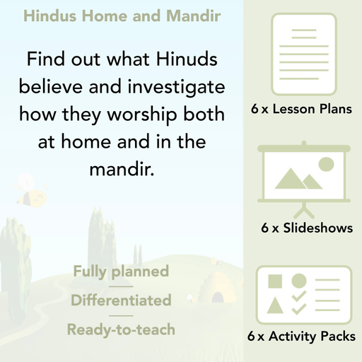 PlanBee Where do Hindus worship? Mandir Hinduism KS2 Lessons PlanBee