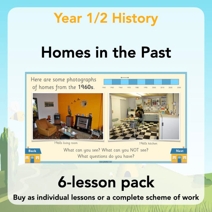 PlanBee Homes in the Past KS1 | History Lessons & Resources