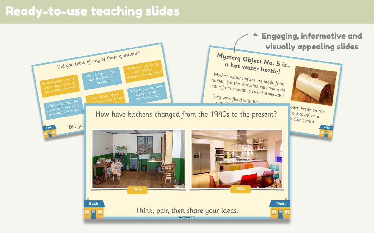 PlanBee Homes in the Past KS1 | History Lessons & Resources