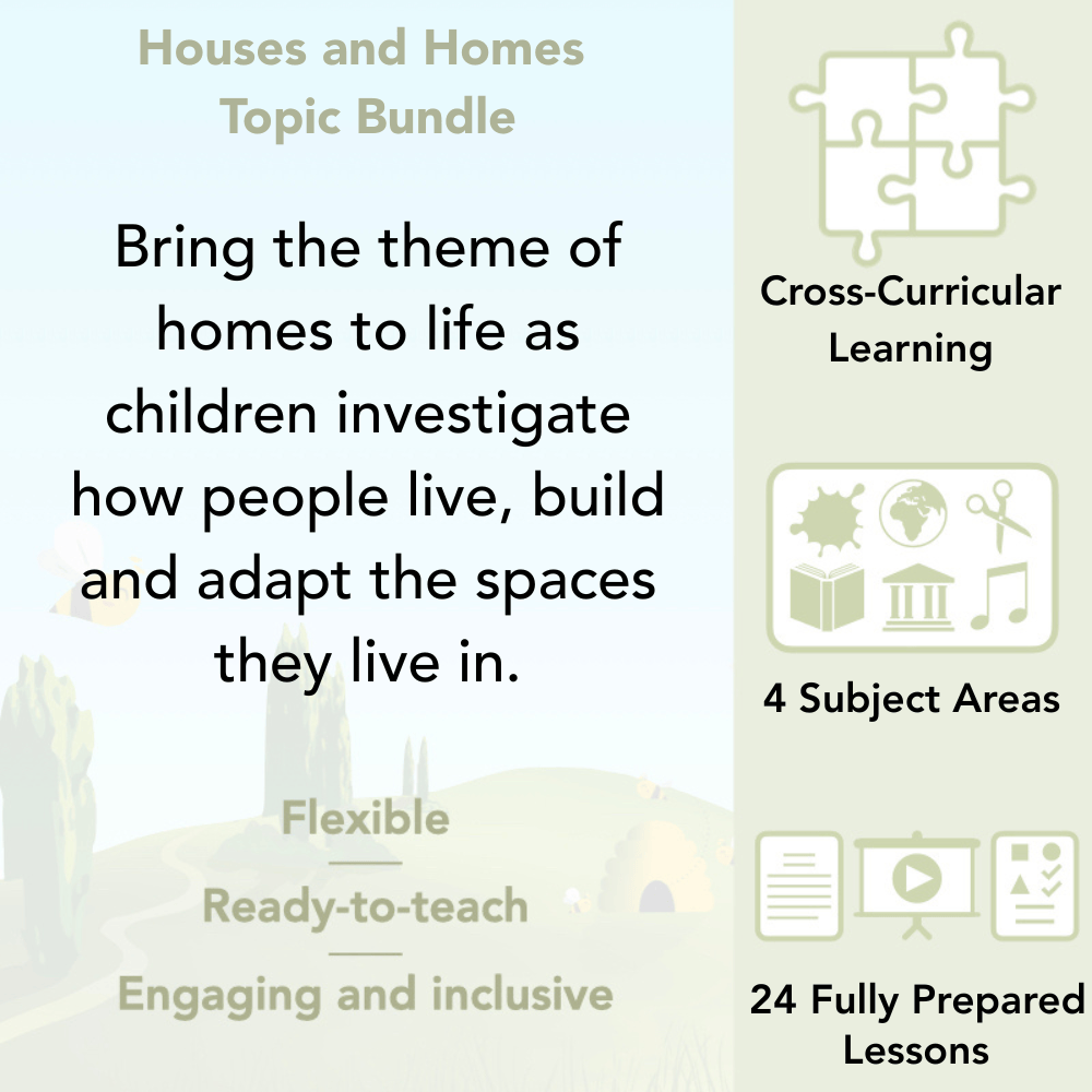 PlanBee Houses and Homes KS1 Topic Lessons by PlanBee
