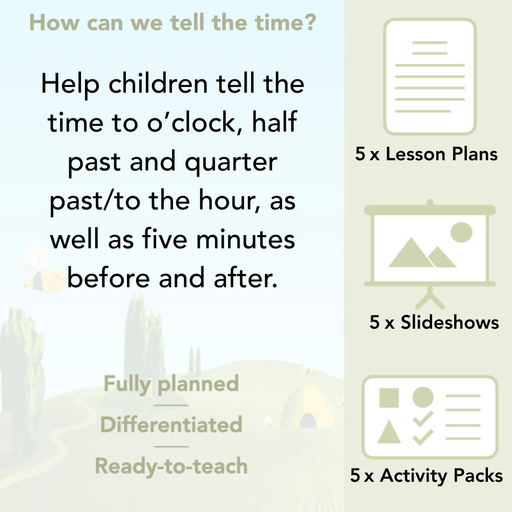 PlanBee Year 2 Time Lessons KS1 | How can we tell the time?
