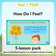 PlanBee How Do I Feel? | PSHE lessons KS1