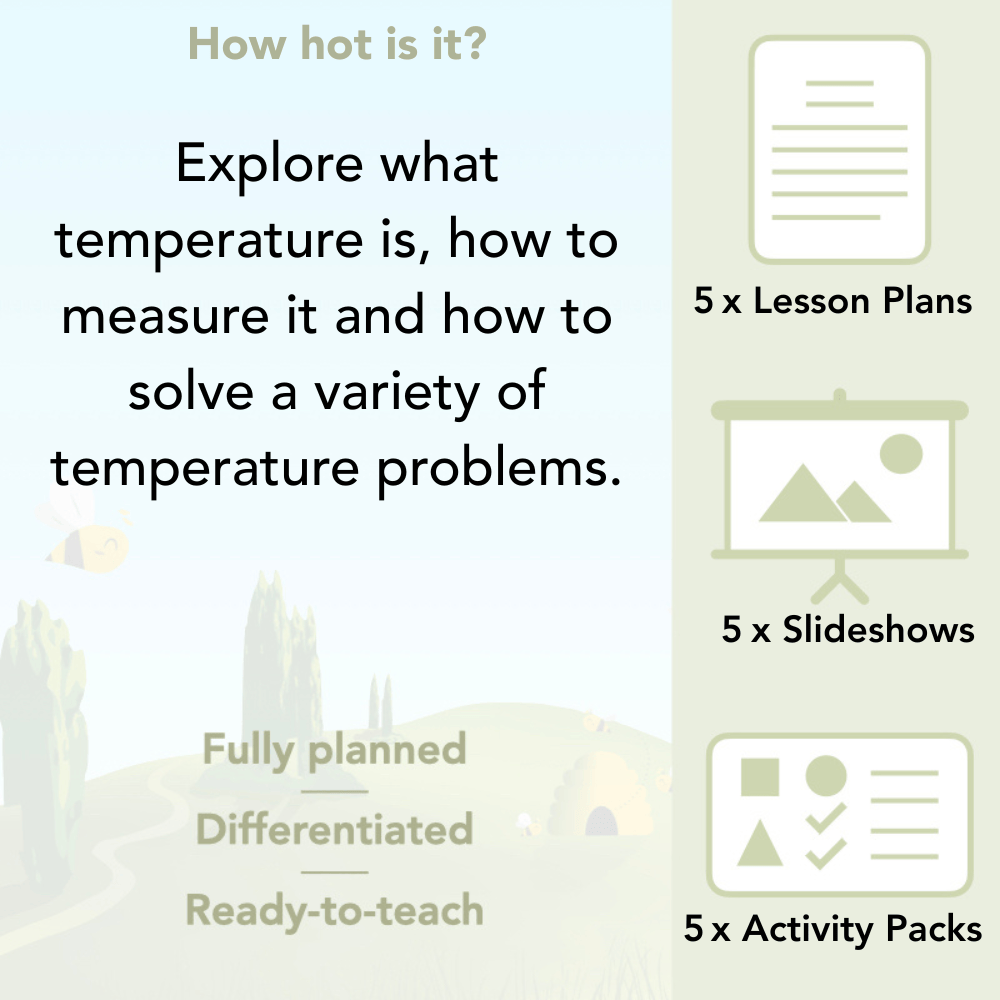 PlanBee How hot is it? - Year 2 Maths - Measurement Planning