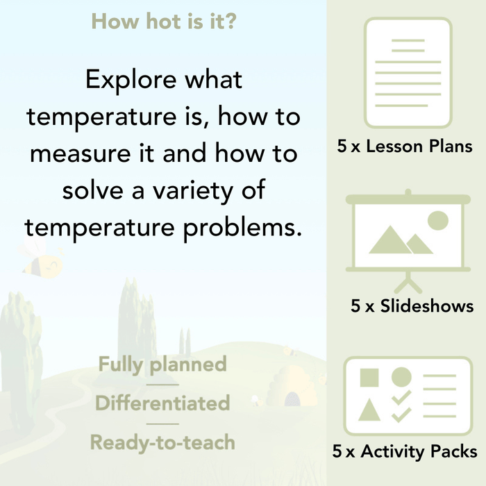 PlanBee How hot is it? - Year 2 Maths - Measurement Planning