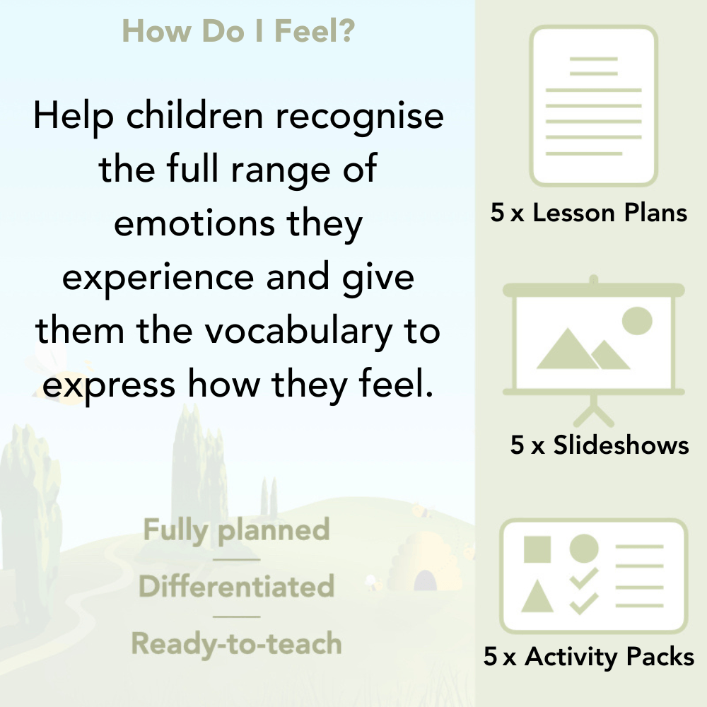 PlanBee How Do I Feel? Feelings KS1 PSHE lesson pack by PlanBee