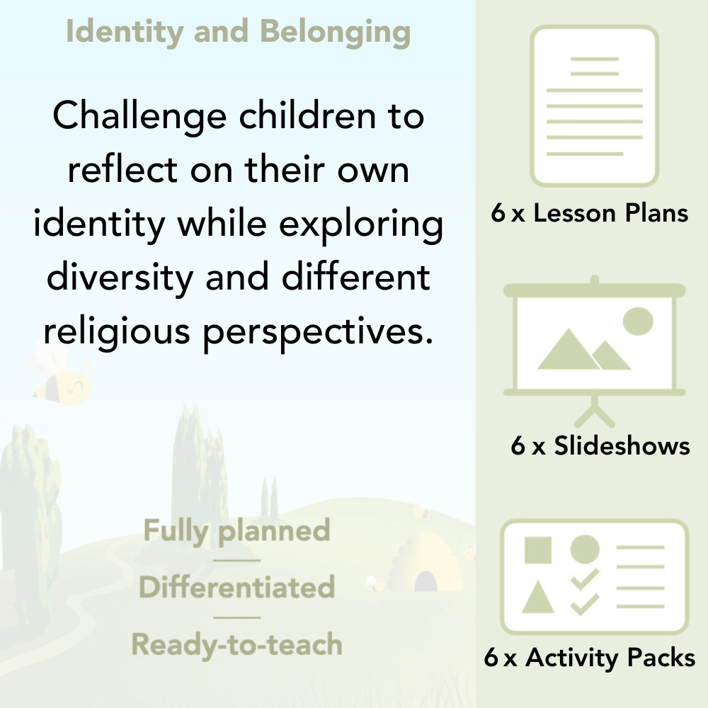 PlanBee Identity and Belonging Year 4 KS2 RE Lesson Pack by PlanBee