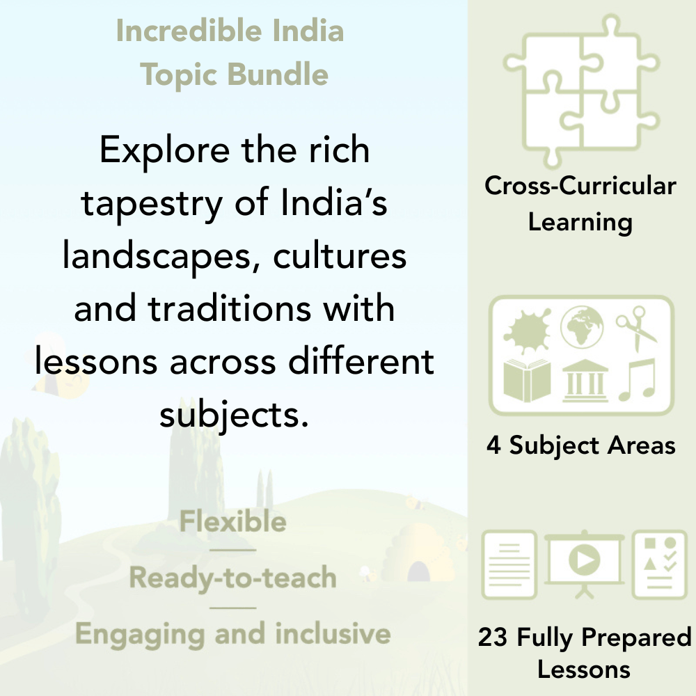 PlanBee Incredible India Topic Planning KS2 Lessons 