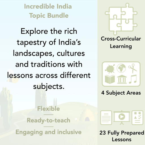 PlanBee Incredible India Topic Planning KS2 Lessons 
