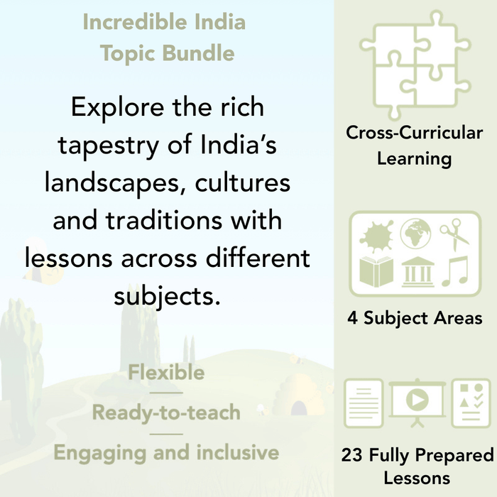 PlanBee Incredible India Topic Planning KS2 Lessons 