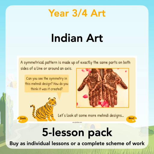 PlanBee Indian Art KS2 Lesson Planning Packs for Year 3/4 by PlanBee