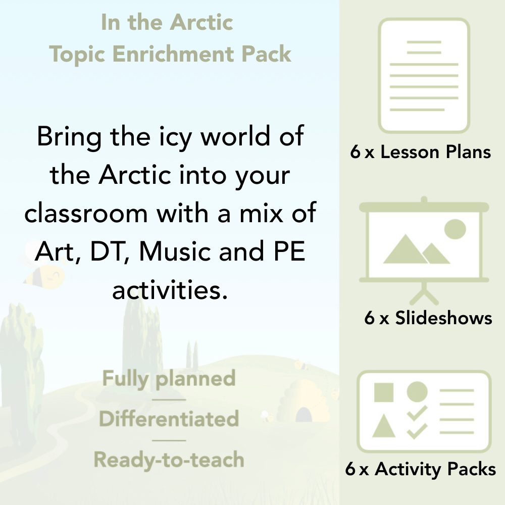 PlanBee In the Arctic Topic KS1 Enrichment Lesson Pack