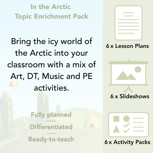 PlanBee In the Arctic Topic KS1 Enrichment Lesson Pack