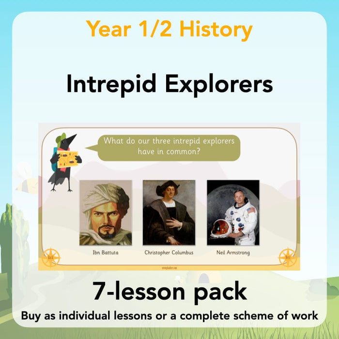 PlanBee Intrepid Explorers | KS1 History Lesson Pack by PlanBee