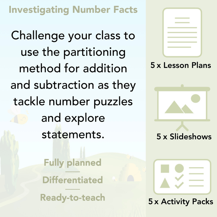 PlanBee Investigating Number Facts Maths for Year 3 by PlanBee