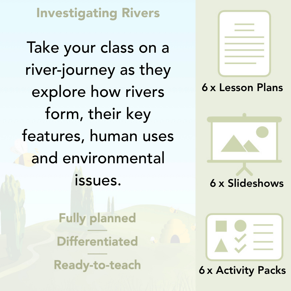 PlanBee Investigating Rivers KS2 Geography lessons by PlanBee