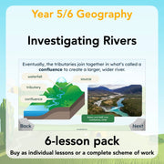 PlanBee Investigating Rivers KS2 Geography lessons by PlanBee
