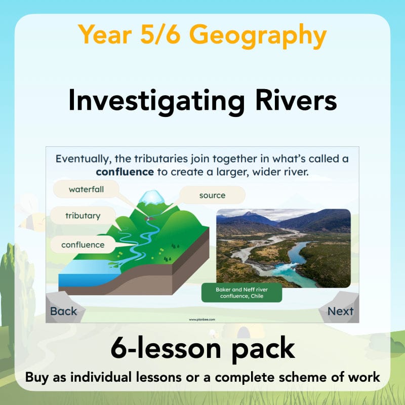 PlanBee Investigating Rivers KS2 Geography lessons by PlanBee