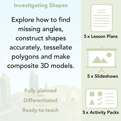 PlanBee Year 5 Shape KS2 Geometry Maths Lessons by PlanBee
