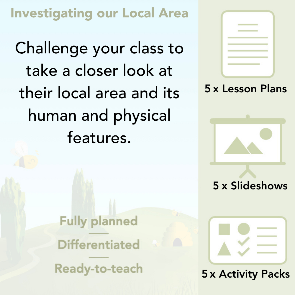 PlanBee Investigating our Local Area Year 3 Geography by PlanBee