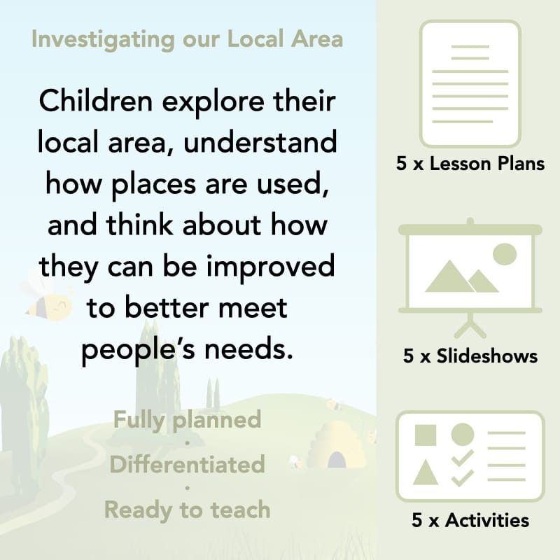 PlanBee Investigating our Local Area | KS2 Geography Lessons
