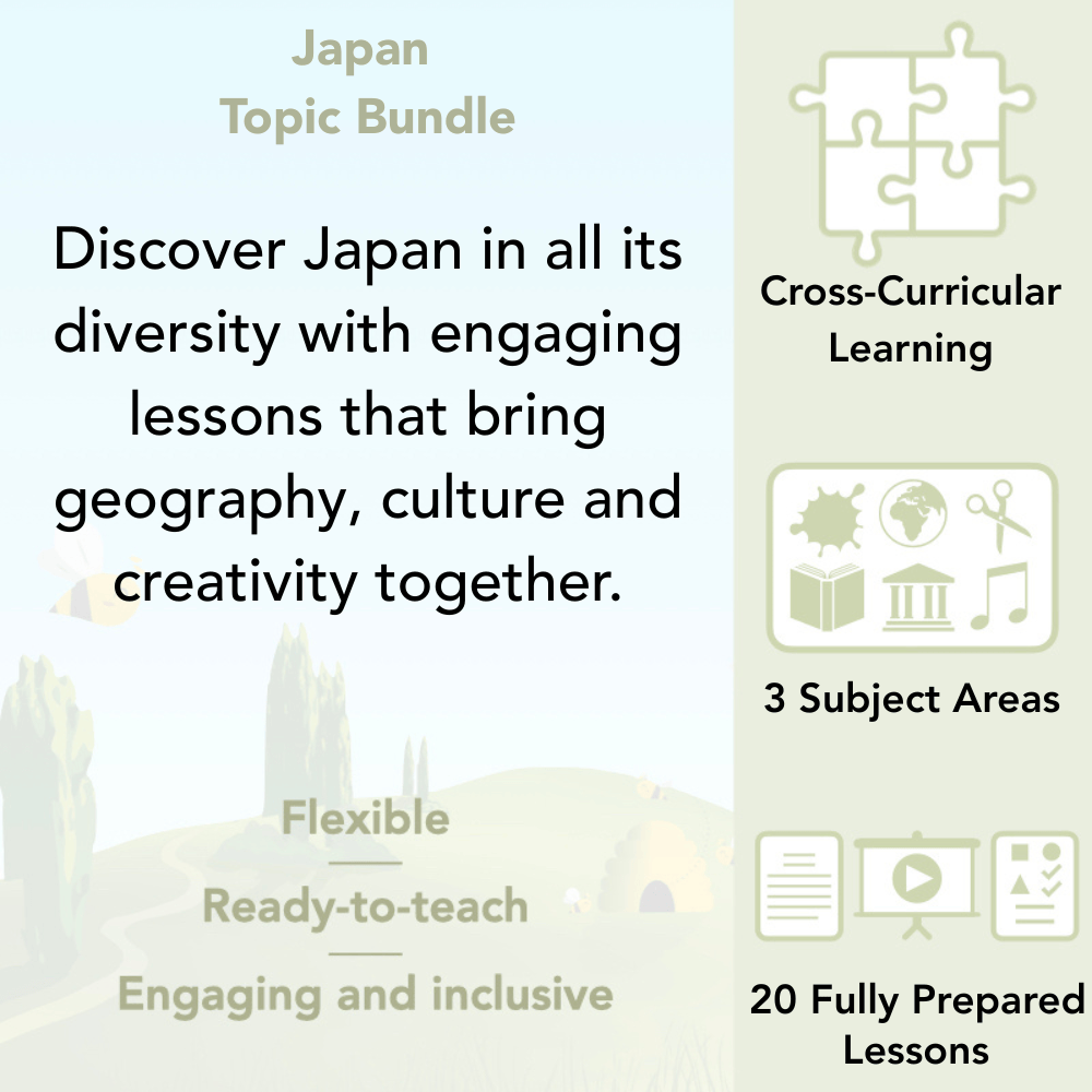 PlanBee Japan KS2 Topic Bundle