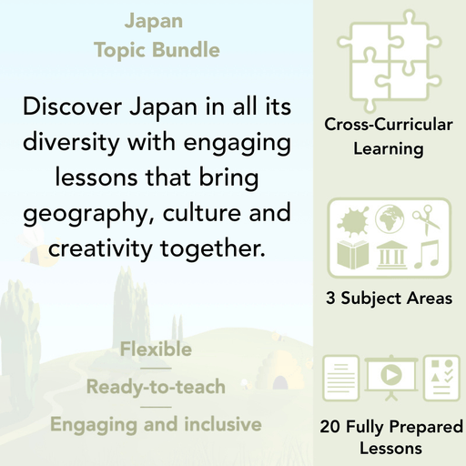 PlanBee Japan KS2 Topic Bundle