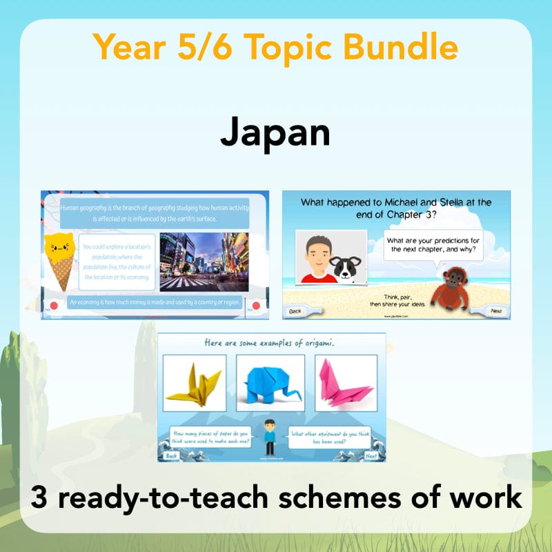 PlanBee Japan KS2 Topic Bundle