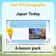 PlanBee Japan KS2 Year 5 & Year 6 Geography Lessons by PlanBee
