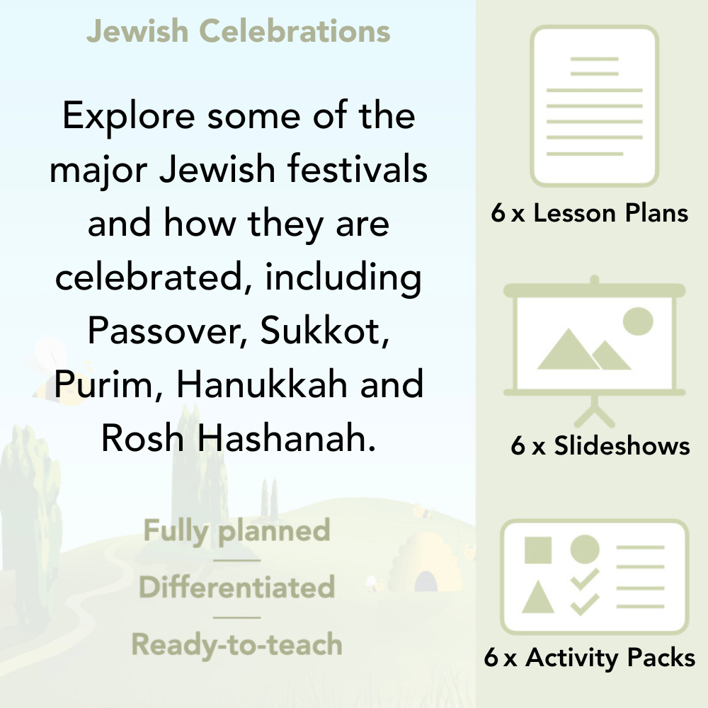 PlanBee Jewish Celebrations KS2 Primary RE Lesson Pack by PlanBee