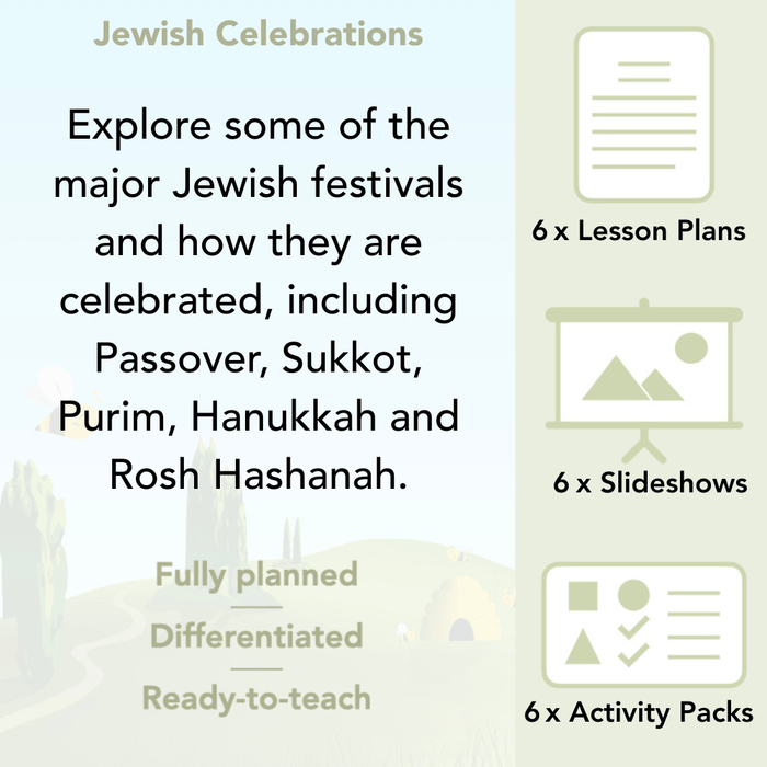 PlanBee Jewish Celebrations KS2 Primary RE Lesson Pack by PlanBee