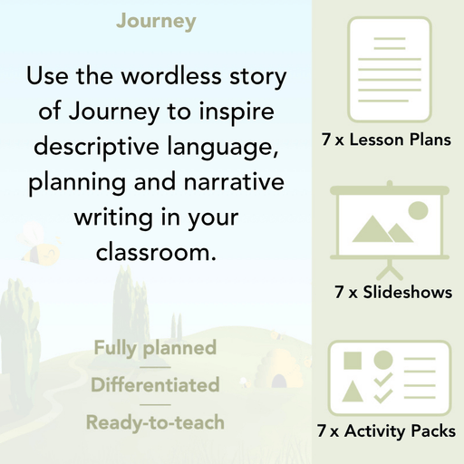 PlanBee Journey Aaron Becker Planning Year 4 Narrative by PlanBee