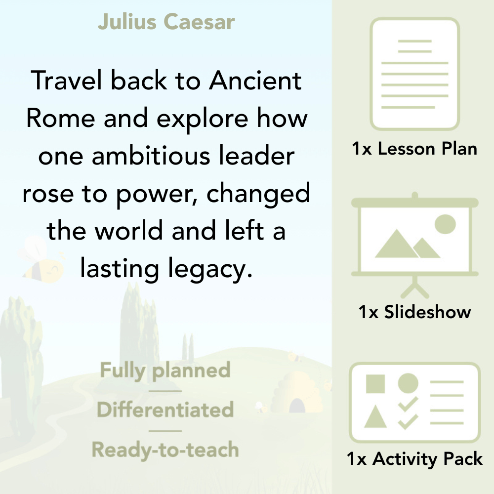 PlanBee Julius Caesar KS2 | Downloadable Lesson Pack