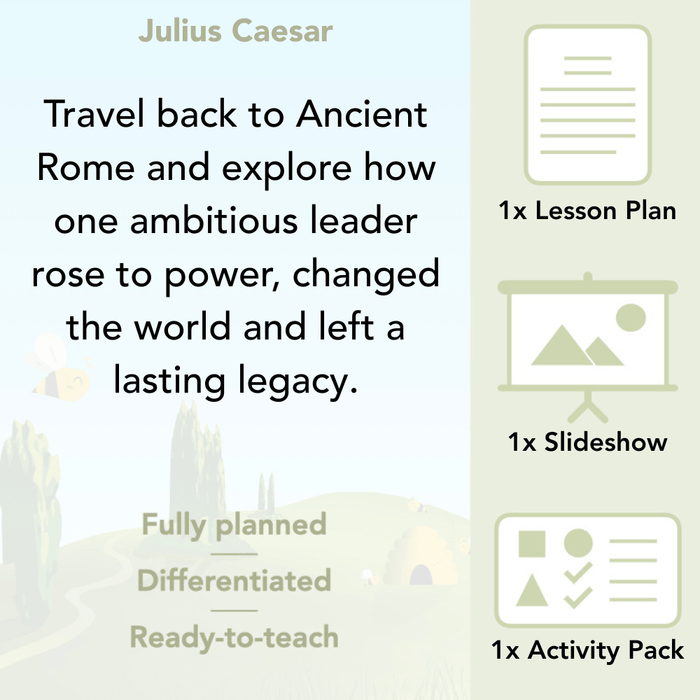 PlanBee Julius Caesar KS2 | Downloadable Lesson Pack