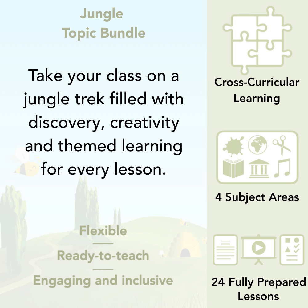 PlanBee KS1 Jungle Topic Bundle | PlanBee