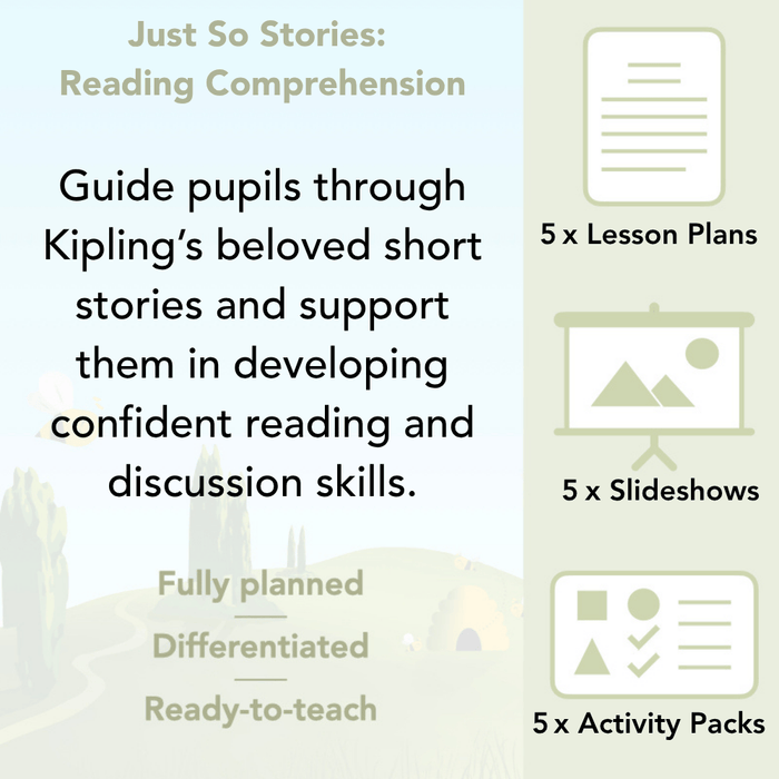 PlanBee Just So Stories KS2 | Reading Comprehension Year 4