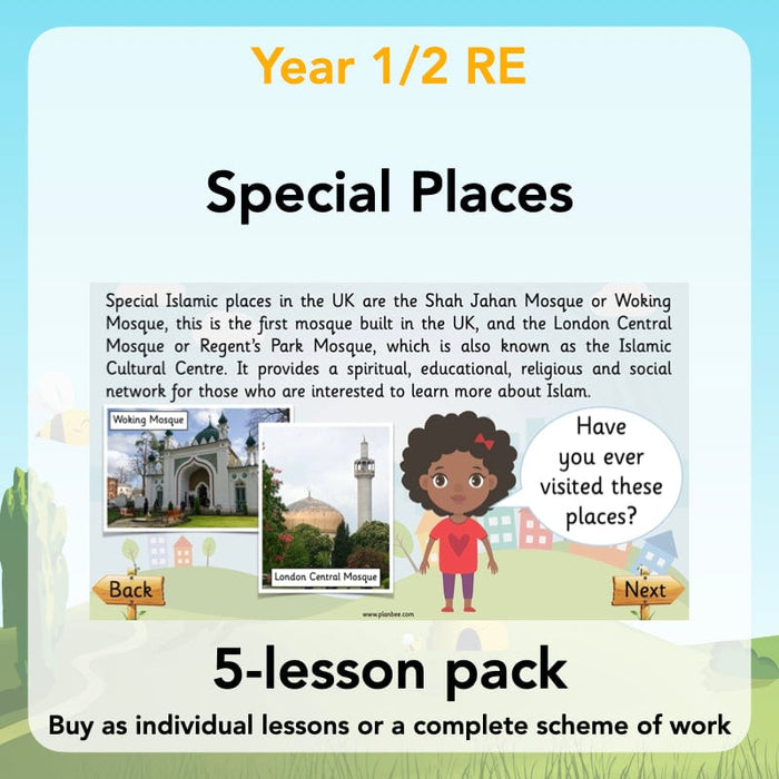 PlanBee Pilgrimages & Places of Worship KS1 RE Lessons by PlanBee