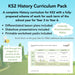 PlanBee KS2 History Curriculum Pack (Option 2) | Long Term Planning