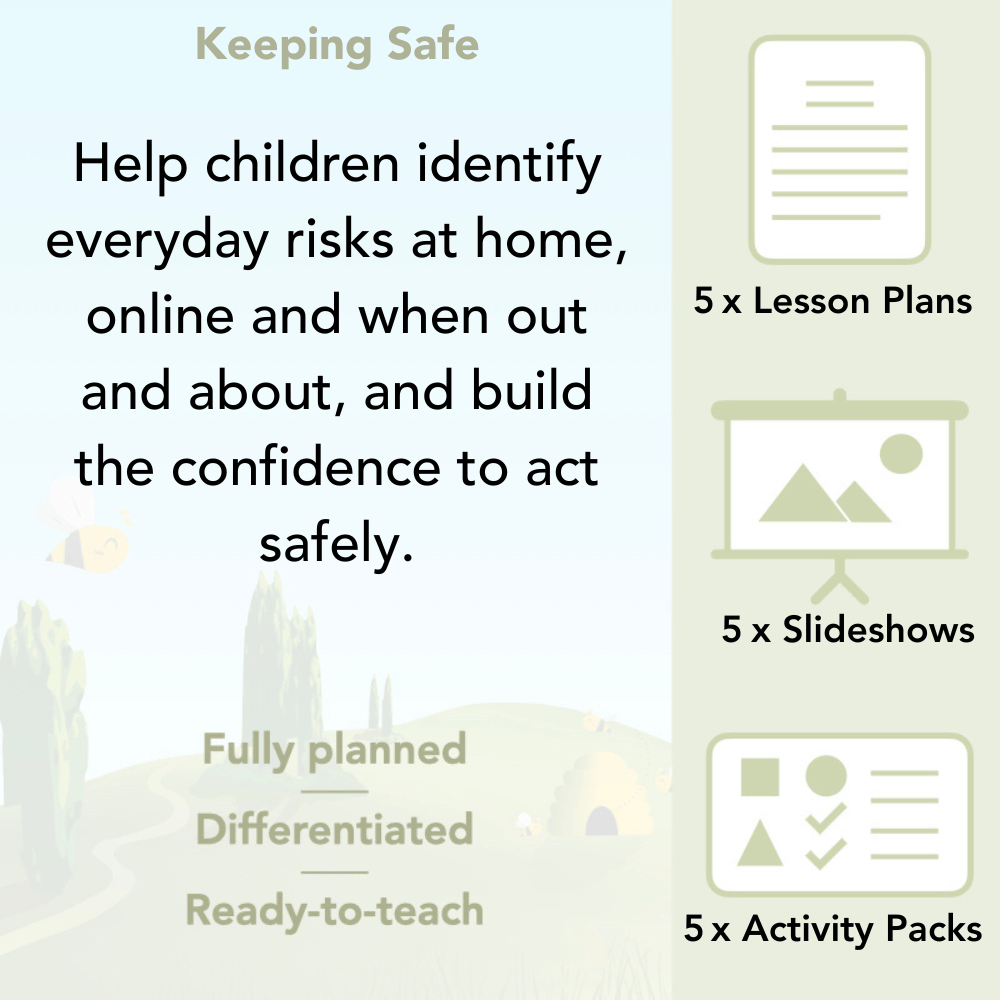 PlanBee Keeping Safe PSHE KS1 lessons by PlanBee